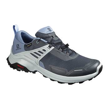 Salomon X RAISE GTX - Modre Turistické Topánky Panske, S0107SK